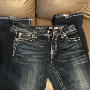 Miss Me Mid-rise boot cut jeans